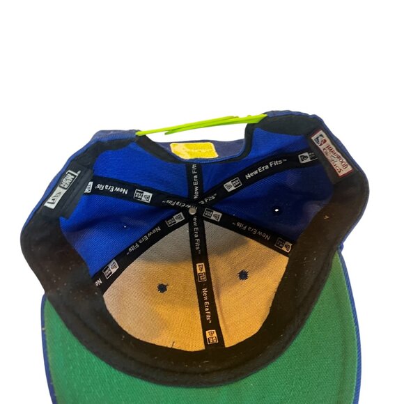 Vintage Atlanta Hawks Blue & Green Snapback Hat - Picture 6 of 6